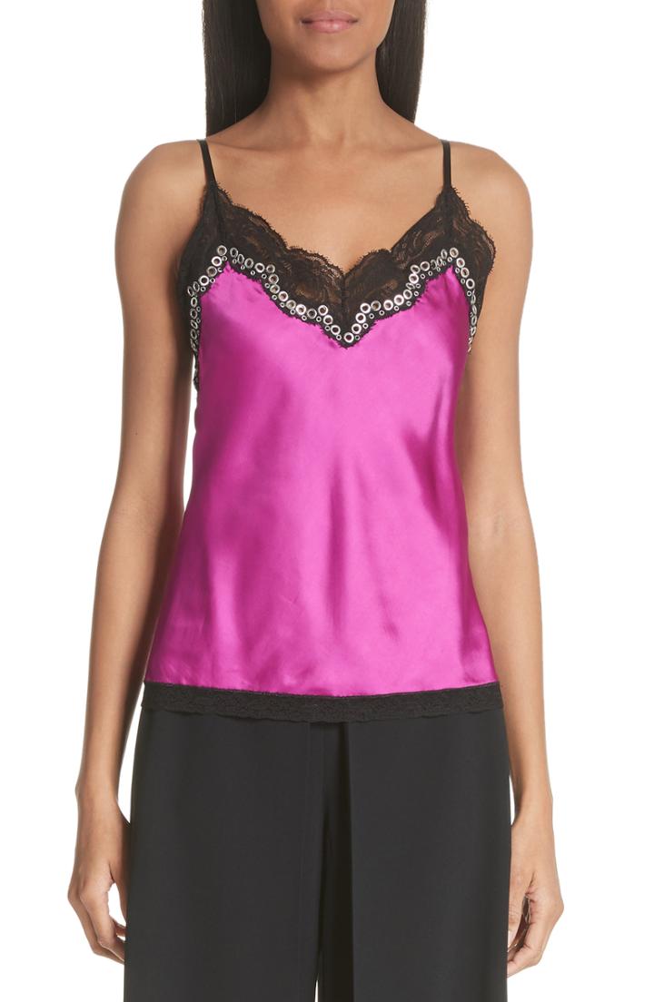 Women's Alexander Wang Lace & Satin Camisole