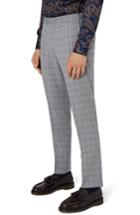 Men's Charlie Casely-hayford X Topman Skinny Fit Check Suit Trousers X 30 - Grey