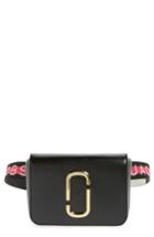 Marc Jacobs Hip Shot Convertible Leather Belt Bag - Black