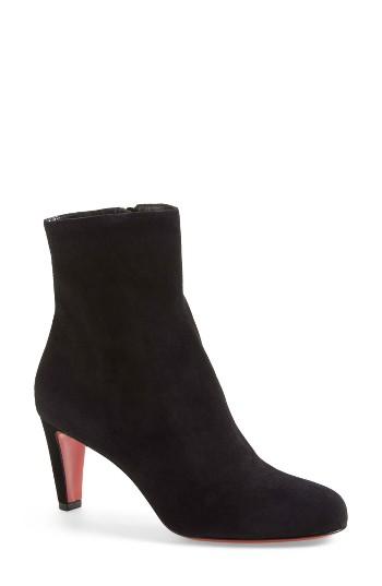 Women's Christian Louboutin 'top' Ankle Bootie Us / 39eu - Black