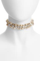 Women's Marchesa Imitation Pearl Choker Necklace
