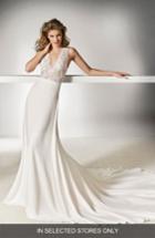 Women's Pronovias Xifre Lace Top, Size In Store Only - Ivory