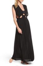 Women's Elan Cutout Maxi Cover-up Dress - Black