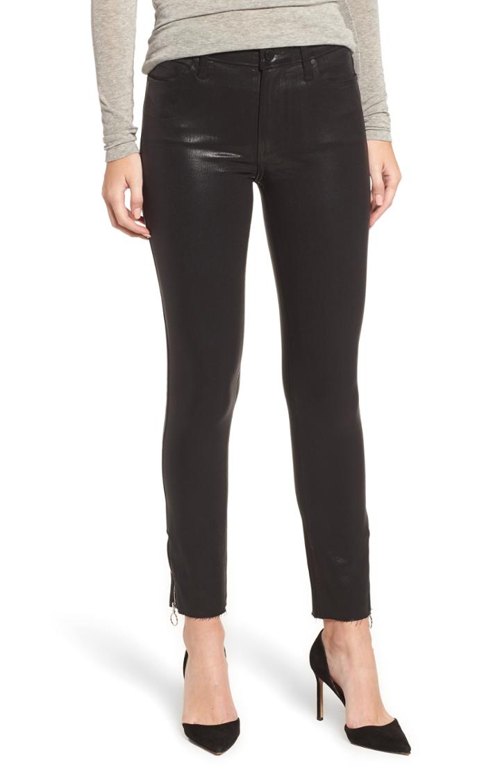 Women's Paige Transcend - Hoxton High Waist Zip Ankle Peg Jeans