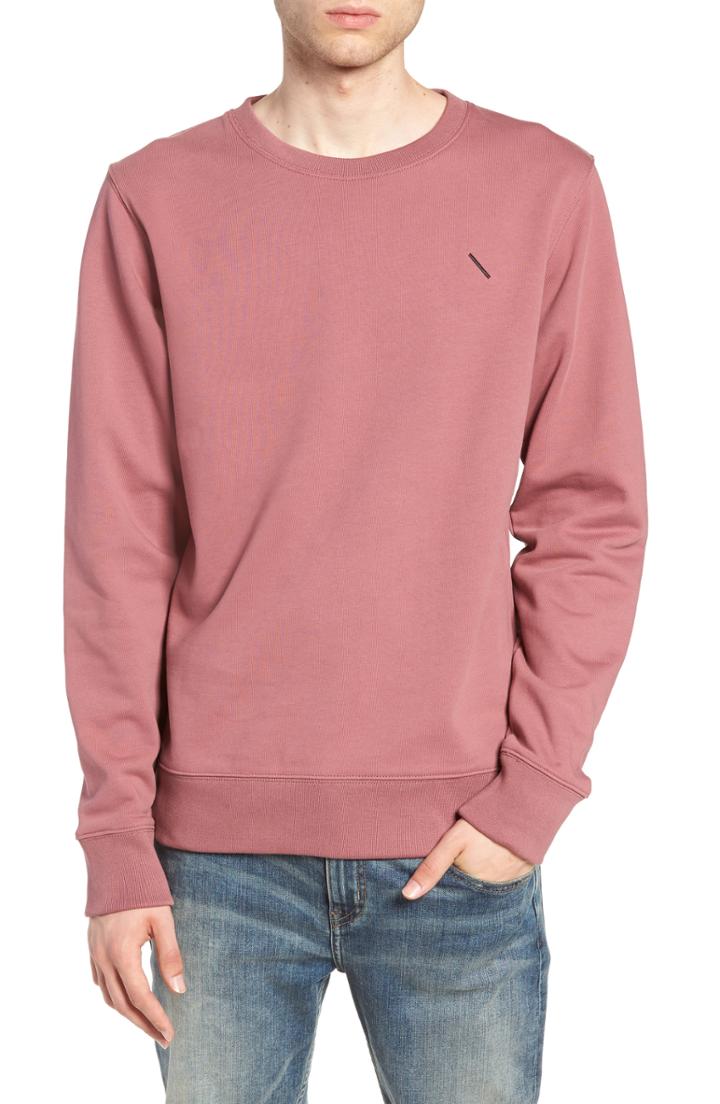 Men's Saturdays Nyc Bowery Sweatshirt, Size - Pink
