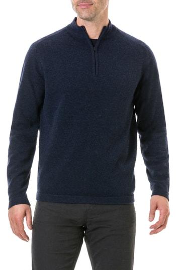 Men's Rodd & Gunn Iverness Lambswool Sweater, Size - Blue