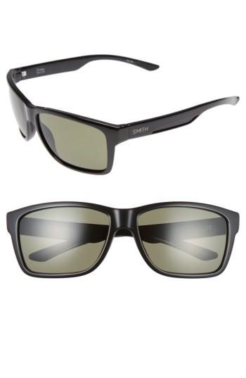 Men's Smith 'drake' 61mm Polarized Sunglasses - Black
