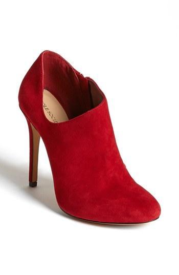 Sole Society 'helena' Bootie Womens Chili Red