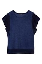 Women's Vince Camuto Ruffle Sleeve Top, Size - Blue