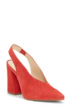 Women's Vince Camuto Tashinta Slingback Pump .5 M - Red