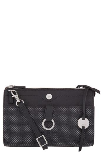 Lodis Los Angeles Sunset Boulevard - Vicky Rfid Leather Convertible Crossbody Bag - Black