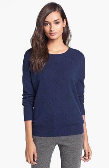 Theory 'tollie' Cashmere Sweater Navy