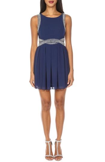 Women's Tfnc Malaga Beaded Minidress - Blue