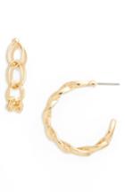 Women's Bp. Chain Link Hoop Earrings
