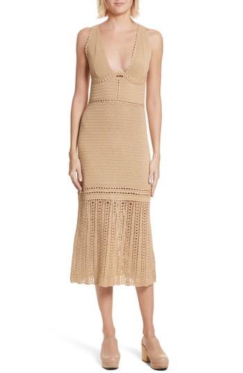 Women's Rachel Comey Contender Crochet Dress - Beige