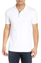 Men's Jared Lang Pique Polo - White