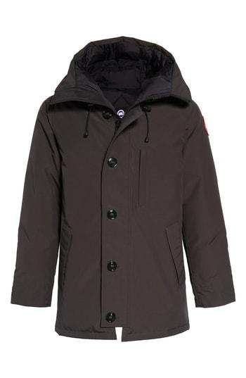Men's Canada Goose Chateau Slim Fit Down Parka, Size - Grey