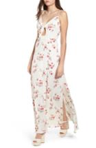 Women's 4si3nna Tie Front Maxi Dress - Ivory