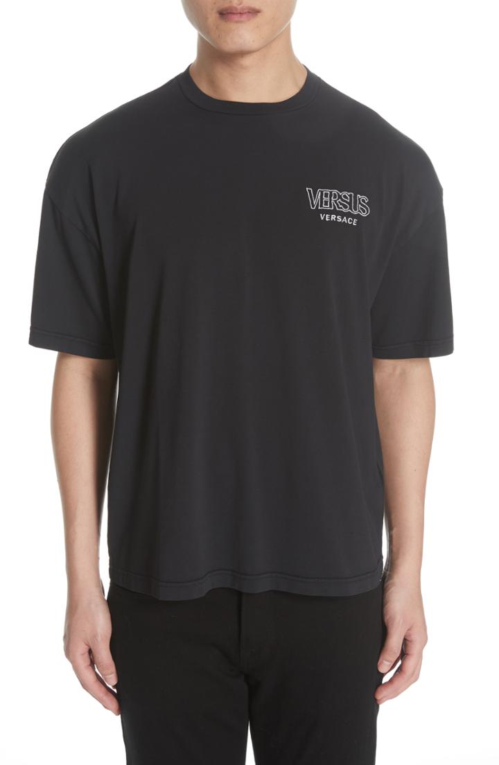 Men's Versus Versace Oversize T-shirt - Black