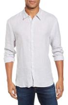 Men's James Perse Slim Fit Linen Sport Shirt (xs) - White