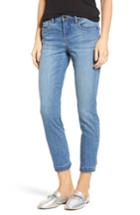 Women's Blanknyc Happy Place Tie Hem Skinny Jeans - Blue