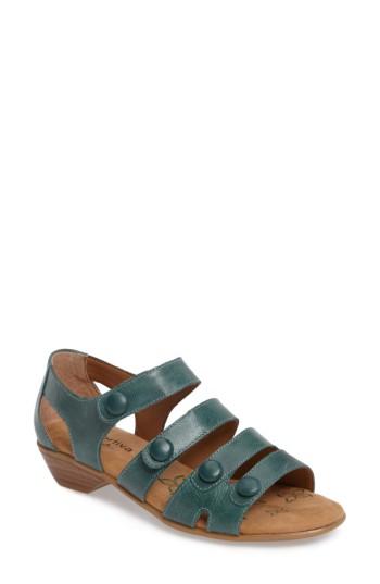 Women's Comfortiva Reading Sandal .5 N - Blue/green