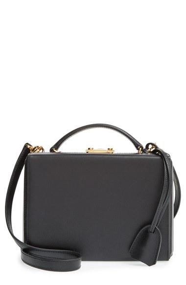 Mark Cross 'grace - Small' Saffiano Calfskin Box Trunk -