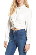 Women's Bishop + Young Alexandra Twist Blouse - White