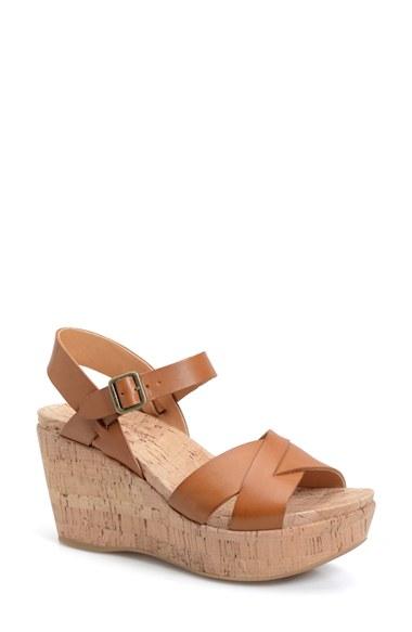 Women's Kork-ease 'ava 2.0' Platform Wedge Sandal M - Metallic