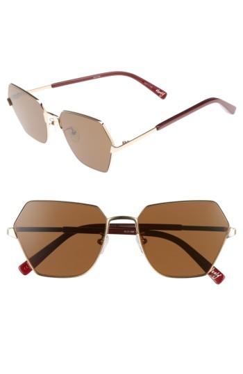 Women's Elizabeth And James Henly 56mm Sunglasses - Gold