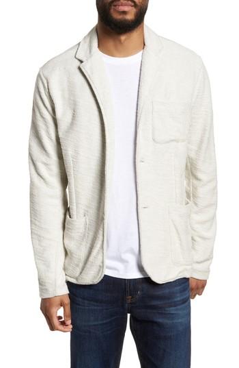 Men's Goodlife Terry Cloth Cotton Blend Blazer - Black