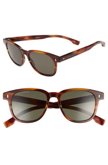 Men's Boss 51mm Polarized Sunglasses - Black