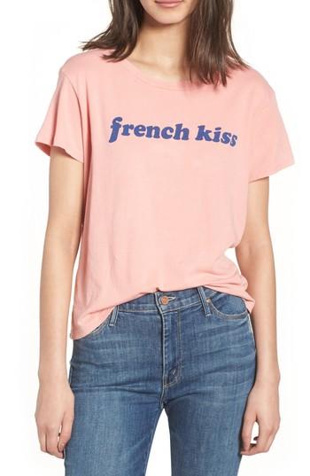 Women's Mother 'the Boxy Goodie Goodie' Cotton Graphic Tee - White