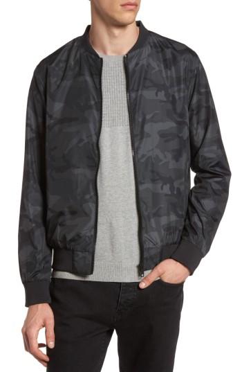 Men's Topman Camo Print Bomber Jacket