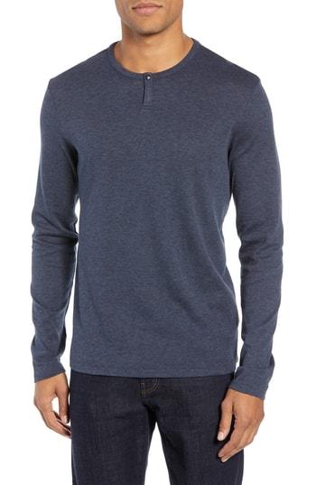 Men's Calibrate Snap Henley - Blue