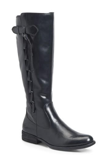 Women's B?rn Cook Knee High Boot .5 Regular Calf M - Black