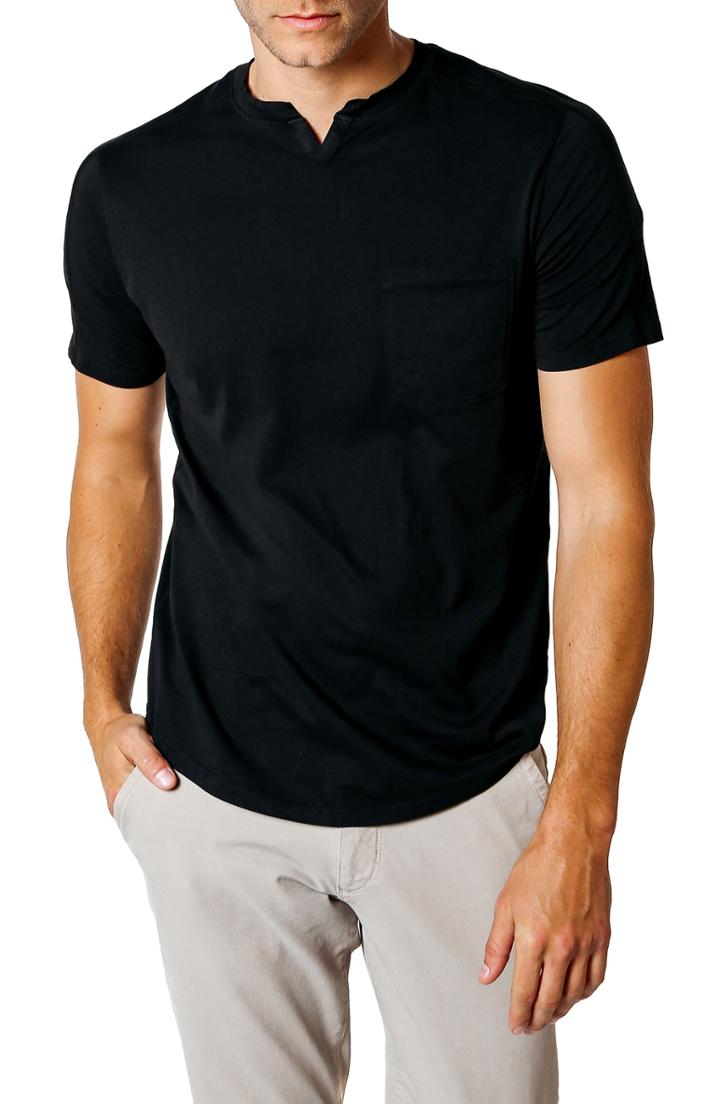 Men's Good Man Brand Premium Cotton T-shirt, Size - Black