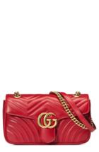 Gucci Small Gg Marmont 2.0 Matelasse Leather Shoulder Bag -