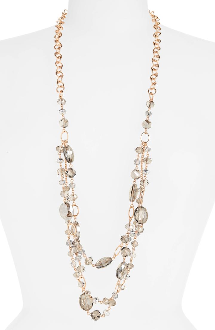 Women's Stella + Ruby Jolene Long Beaded Necklace