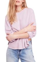 Women's Free People Be Good Terry Pullover - Purple
