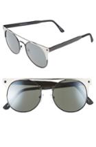 Women's Quay Australia The In Crowd 55mm Round Sunglasses -
