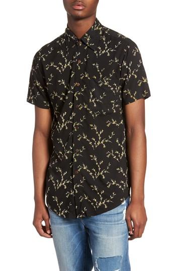 Men's The People Vs. Stevie Woven Shirt - Black