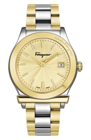 Men's Salvatore Ferragamo 1898 Bracelet Watch, 40mm