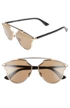 Women's Dior So Real Studded 59mm Brow Bar Sunglasses -