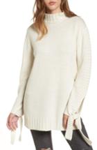 Women's Moon River Side Slit Sweater - Ivory