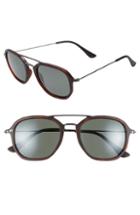 Men's Prive Revaux The Dale 52mm Polarized Sunglasses - Matte Brown Tort/green Mirro