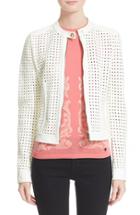Women's Versace Collection Cutout Leather Jacket