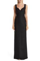 Women's St. John Collection Links Sequin Knit Gown - Black