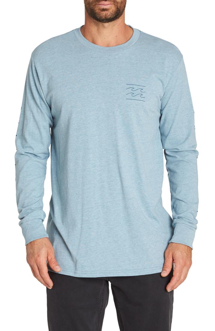 Men's Billabong Unity Long Sleeve T-shirt, Size - Blue