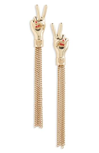Women's Melody Ehsani Peace Tassel Earrings